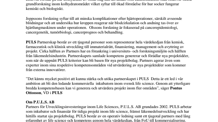 Tre professorer nya Associate Partners i P.U.L.S  