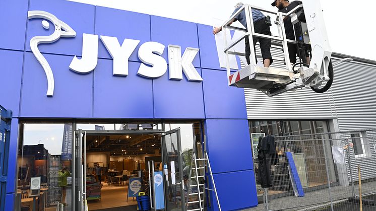 Rebranding DÄNISCHES BETTENLAGER zu JYSK