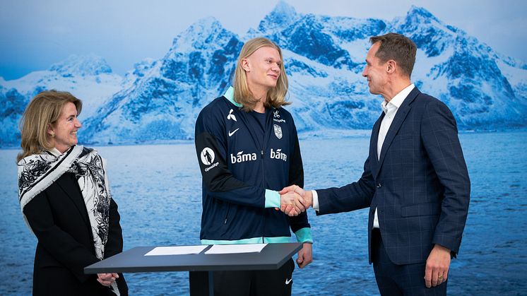 Sjømatrådet signerte avtale med Haaland