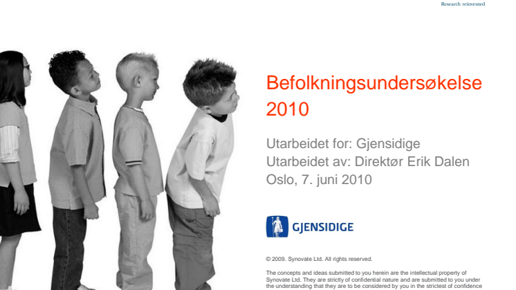 Gjensidiges samfunnsundersøkelse 2010