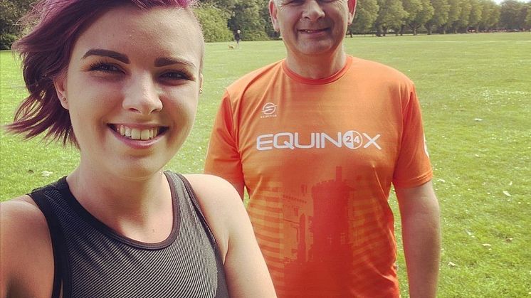 Daughter will step into Dad’s running shoes for charity after he lost his life to a sudden stroke