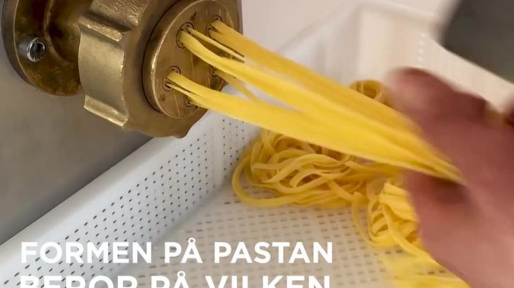 Hur vi gör vår egen pasta