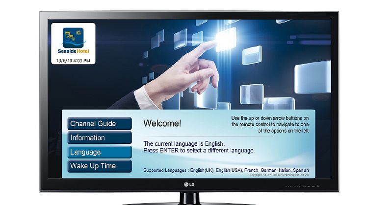 LG lanserer ProCentric V – en helt ny tv-løsning for hoteller 