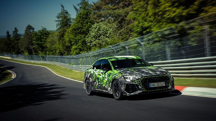 Audi RS 3 sætter ny rekord på Nürburgring Nordsløjfen