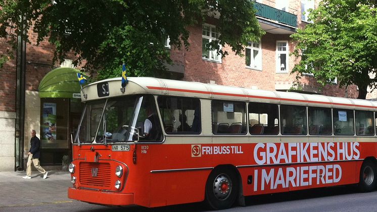 Gratis buss till Grafikens Hus - favorit i repris