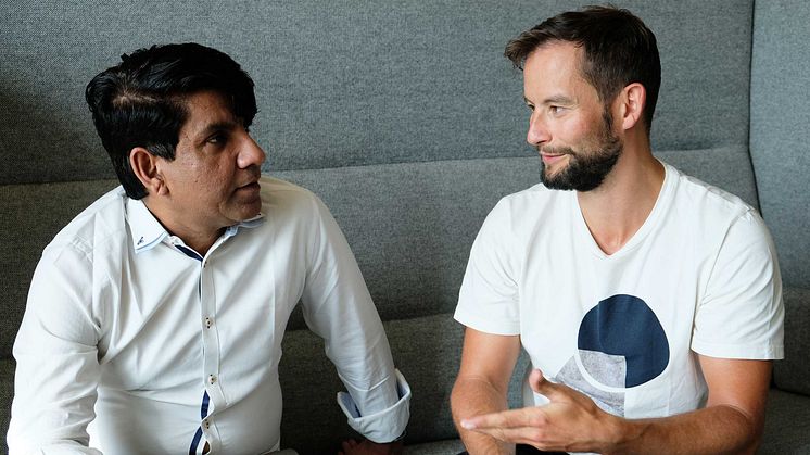 Sanjoo Malhotra, India Unlimited och Xavier Saladin, LINK arkitektur arrangerar Hackathon – Smart City Smart Village.
