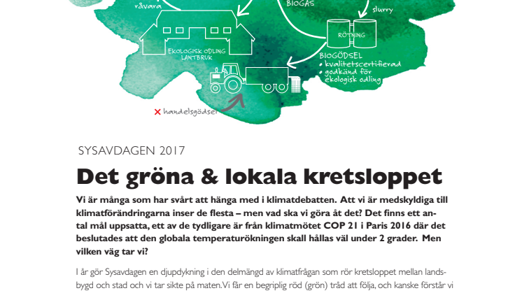 Inbjudan Sysavdagen 2017