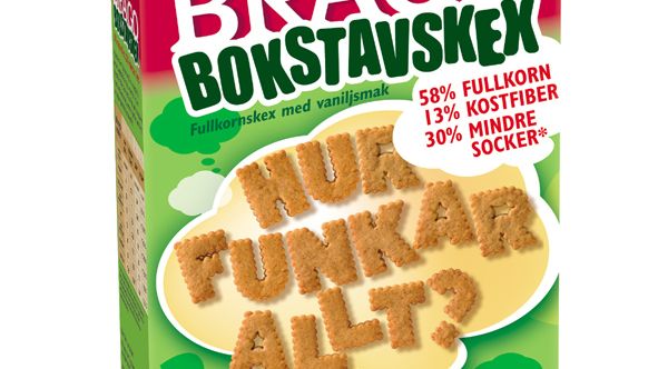 Brago Bokstavskex Grön