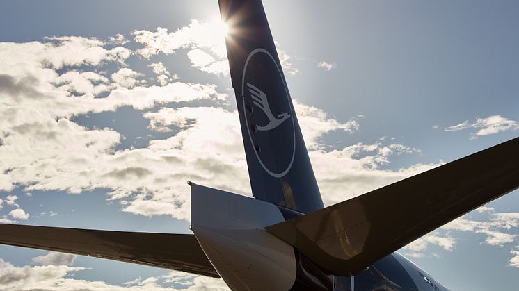 Boeing 777F der Lufthansa Cargo auf dem Flughafen Frankfurt