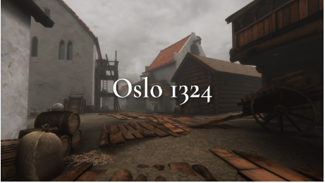 Gå inn på www.oslo1324.no for å oppleve Oslo i middelalderen Foto: Tidvis utvikling as