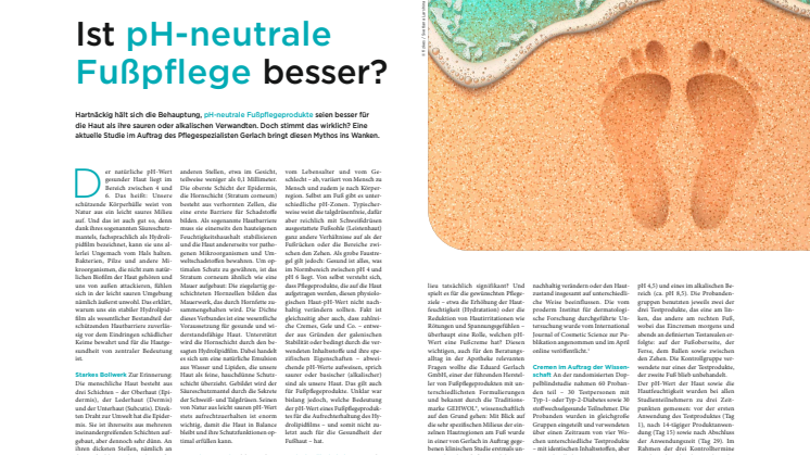 Ist pH-neutrale Fußpflege besser?