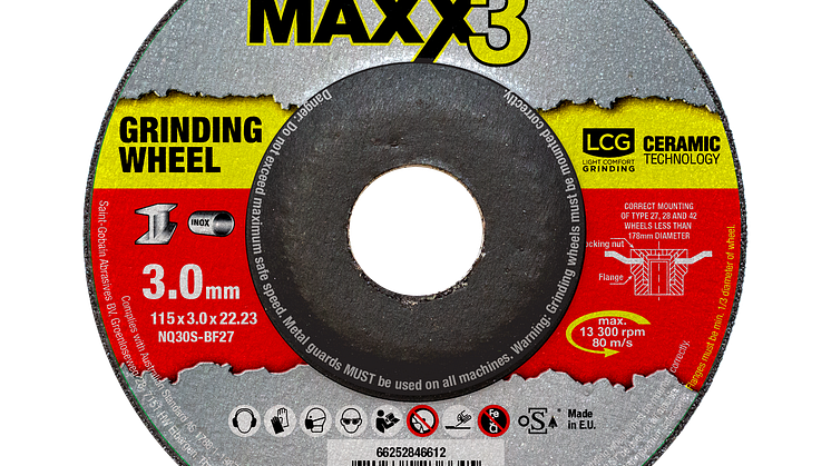 Flexovit Maxx3 LCG grinding wheel 
