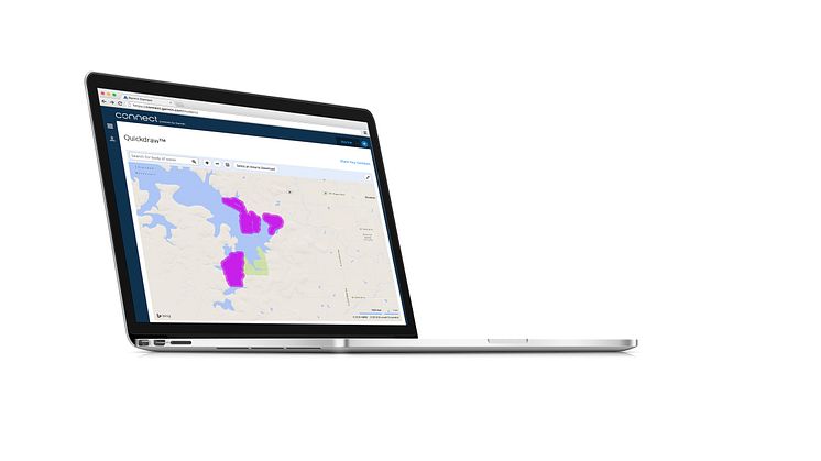 Garmin® presenterar Quickdraw Community med gratis användargenererad djupdata i insjöar