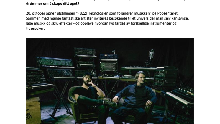Stjernerekke med på Popsenterets nye storsatsning!