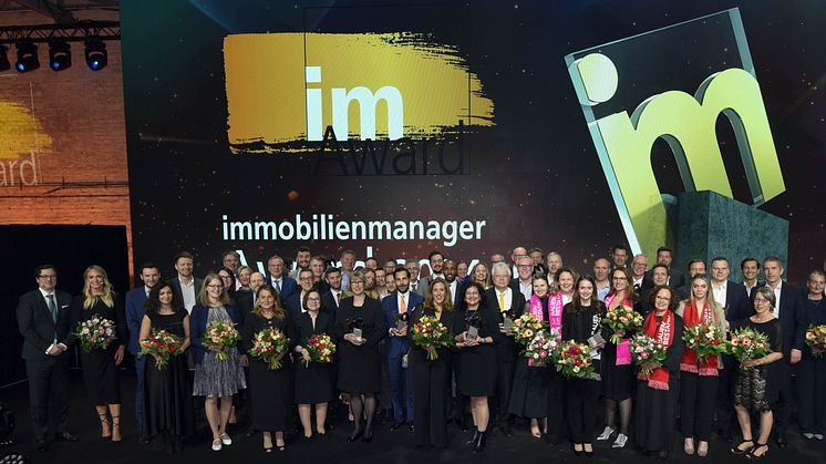 Die Preisträgerinnen und Preisträger des immobilienmanager-Awards 2024. Foto: Steffen Hauser