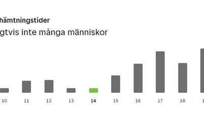 Upphämtingstider