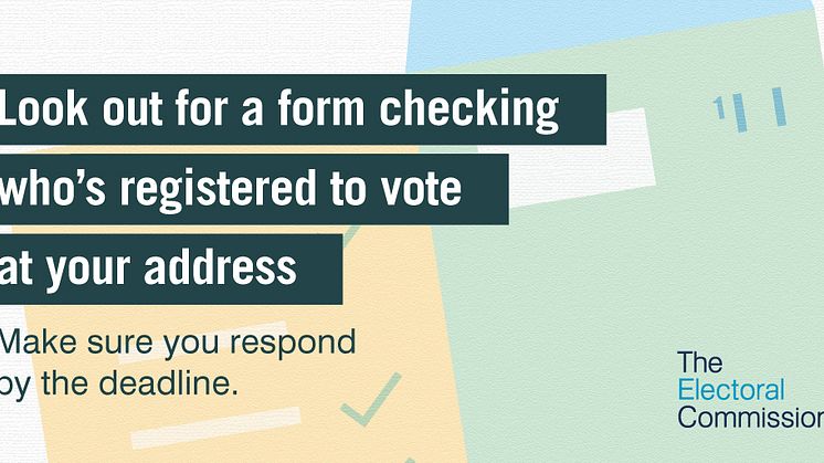 ​Are your details accurate? Residents urged to check they are registered to vote