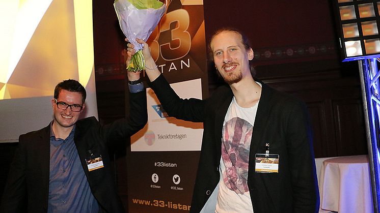 Andreas Sandström och Christian Larsen på LunaLEC.