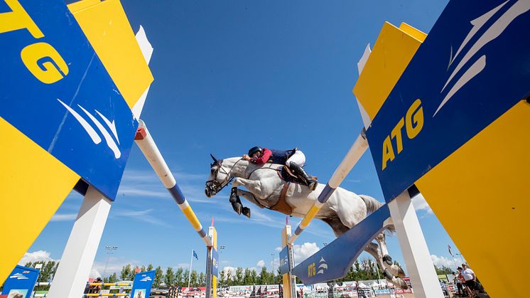 Peder Fredricson och Crusader Ice. Foto: Roland Thunholm