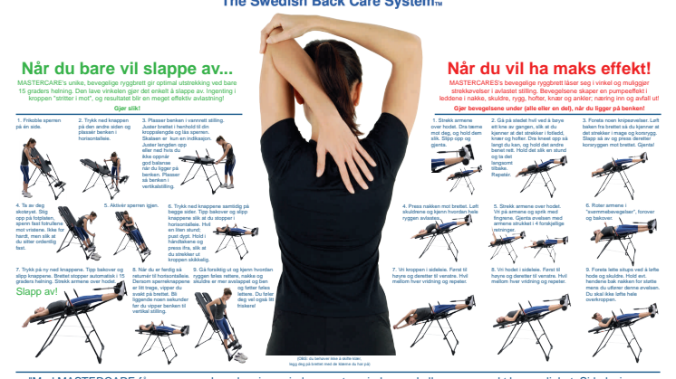 Mastercare veiledning-øvelser