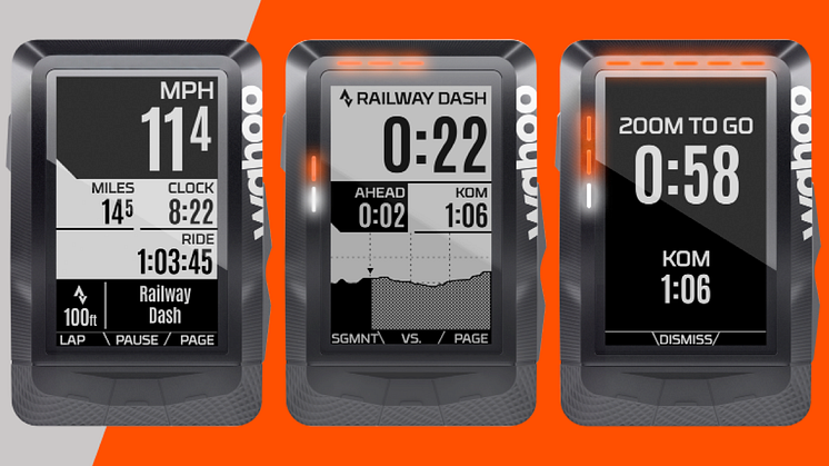 Strava Live Segments finns nu tillgängligt för Wahoo's ELEMNT GPS cykeldator