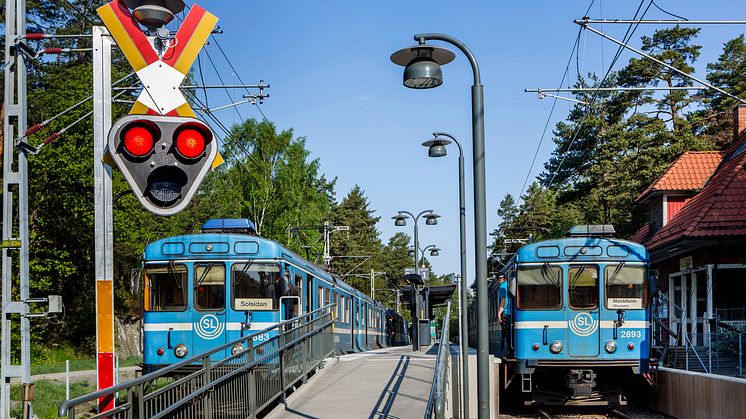 Under 15 månader med start i januari kommer SL sätta in bussar för att kunna genomföra större arbeten längs Saltsjöbanan.
