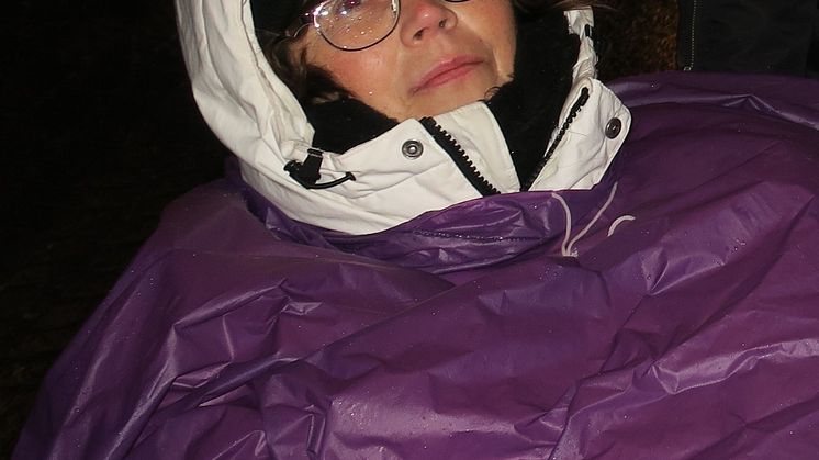 ”Jag går sönder!” Elisabet Rundqvist hungerstrejkade 12 timmar utanför riksdagshuset i december 2017. Det var Elisabet som samlade informationen om självmord och självmordsförsök bland de ensamkommande ungdomarna. Foto I Eckerman.
