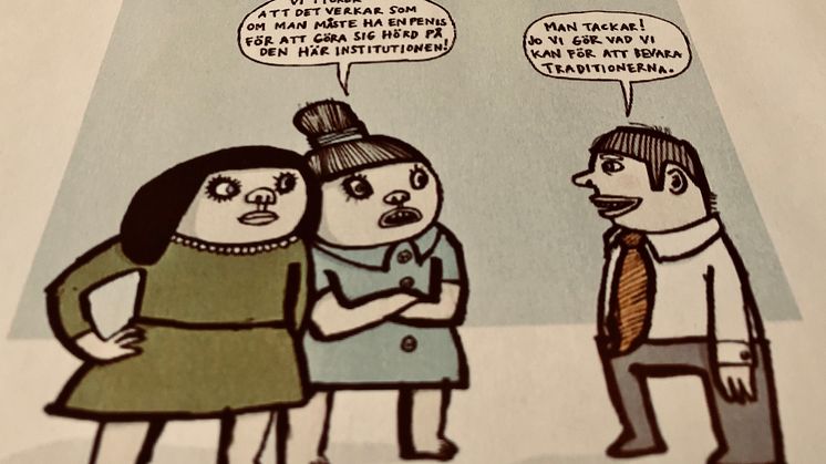 Illustration: Nina Hemmingsson på serietidningsförlaget Kartago