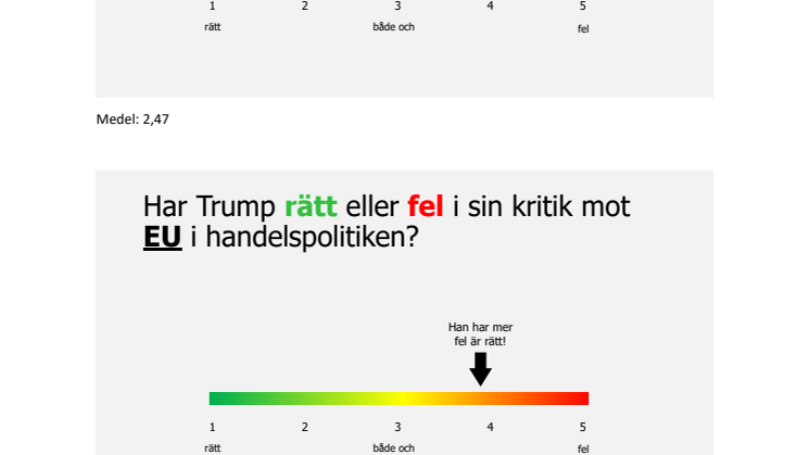Företagsundersökning om Trump