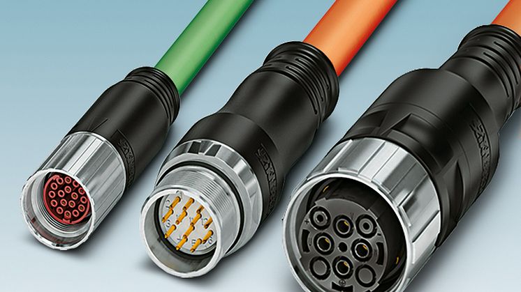 Full range of round-plug connectors from M5 to M58 