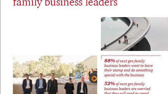 Next generation of family business leaders ambitious to drive change