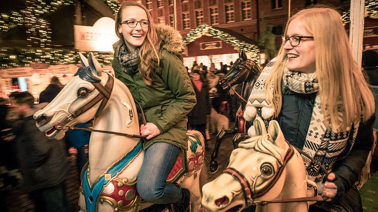 Kieler Weihnachtsdorf auf dem Rathausplatz