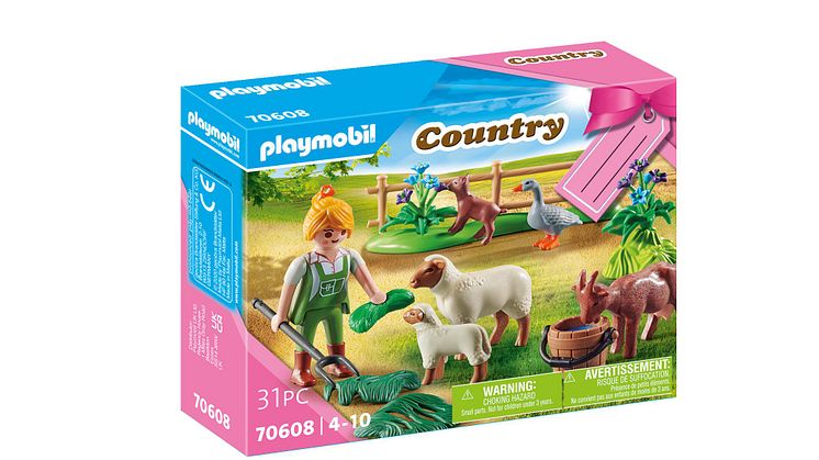Geschenkset Bäuerin mit Weidetieren (70608) von PLAYMOBIL