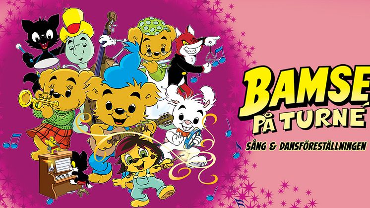 Bamses Sång- och Dansföreställning till Malmö Arena den 19 oktober! 