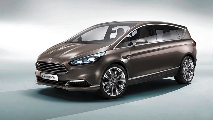 NY FORD S-MAX CONCEPT - SPORTY DESIGN OG SMART TEKNOLOGI