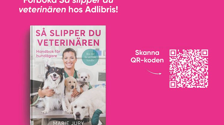 Scanna QR-koden för att förboka ditt exemplar! 