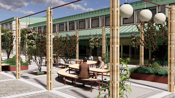 Vårväderstorget skiss långbord