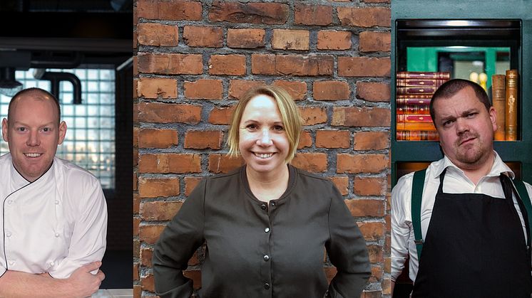 Triss i ESS för Steam Hotel - Niclas Wahlström (v), Carina Eriksson (m) & Henric Jacobsson (h)