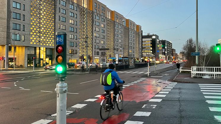 Nytt pendlingscykelstråk längs Mölndalsvägen