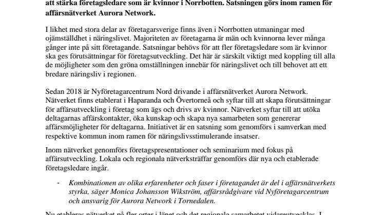 20220915 Pressrelease Sparbanken Nord satsar på att stärka Näringslivet i Norr.pdf
