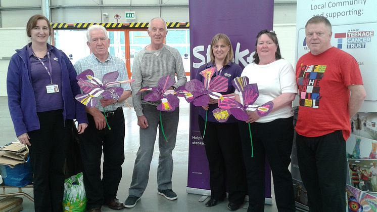 Halton stroke survivors get creative for Make May Purple