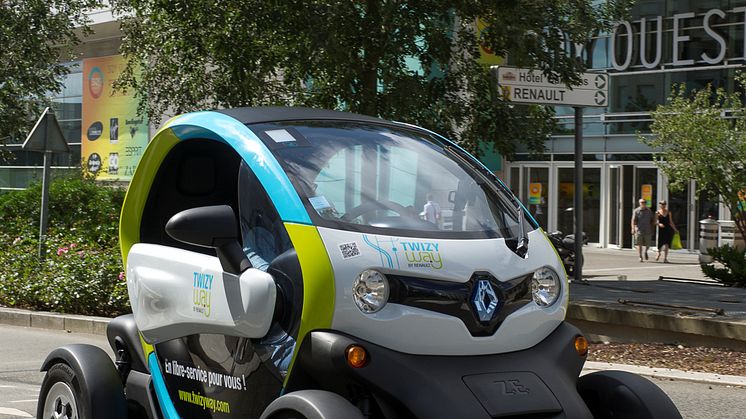 Renault Twizy som delebil