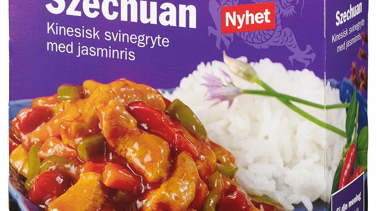 Fjordland Szechuan - kinesisk svinegryte med jasminris
