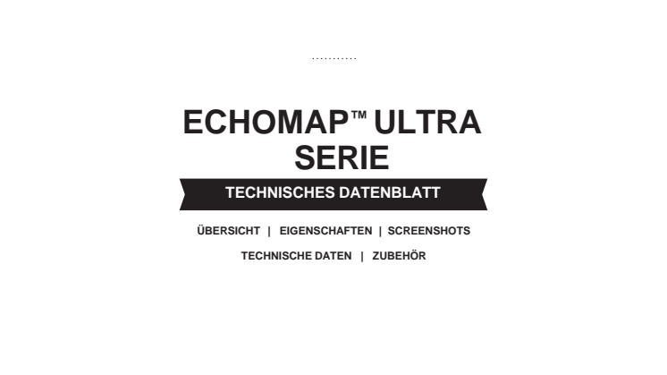 Datenblatt ECHOMAP Ultra
