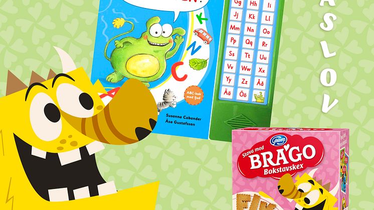  Brago Bokstavskex på lästurné med ABC-bok