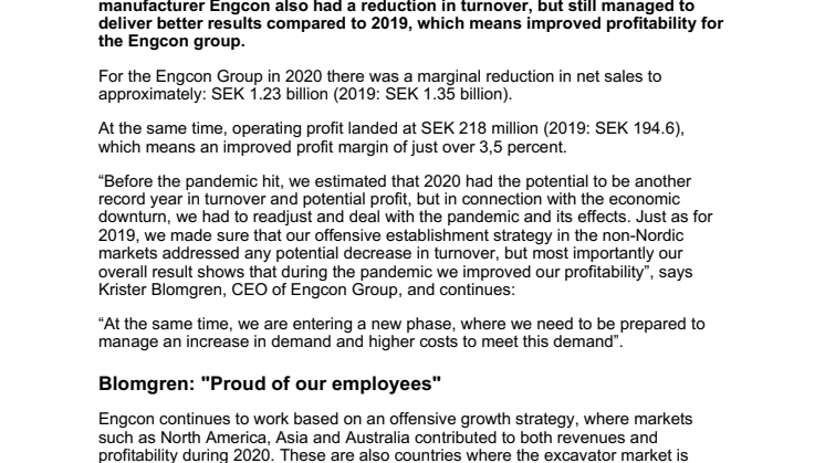 201021_Press_Engcon increases profitability and remains market leader