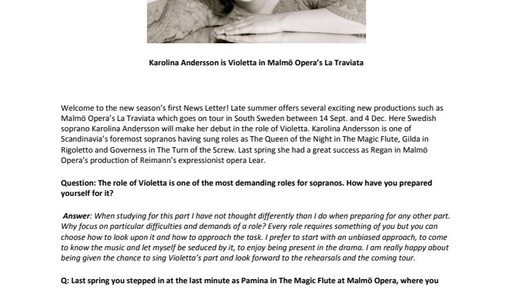 Newsletter, August & September 2013