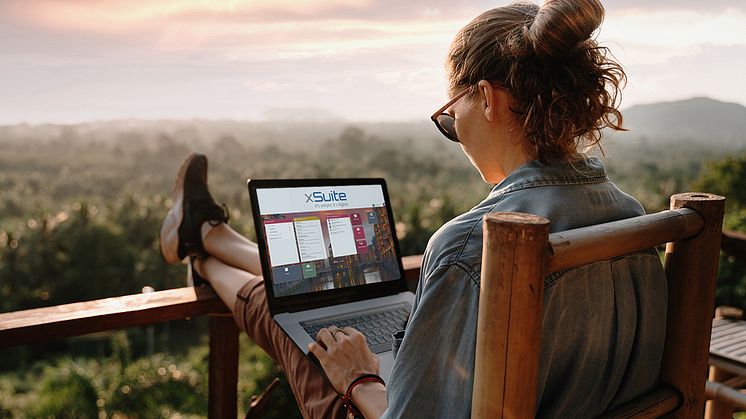 In the company’s “Reforesting to Protect the Environment and the Climate” project, every document processed in the cloud will contribute to the planting of a tree. image xSuite Group