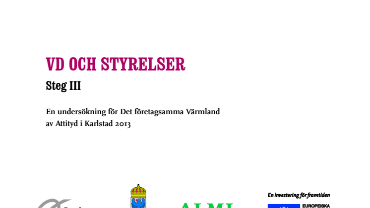 Styrelser och VD