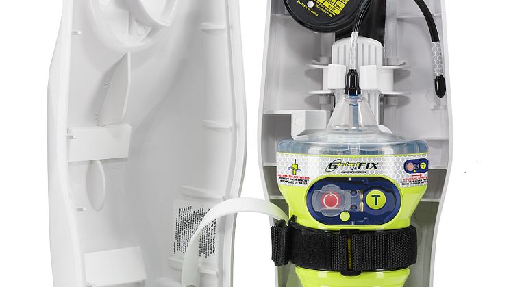 Hi-res image - ACR Electronics - ACR GlobalFIX V4 EPIRB with hydrostatic release bracket